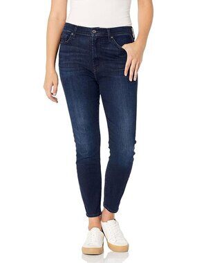 7 For All Mankind High Waist Ankle Gwenevere Skinny Jeans Hazel 24 NWT